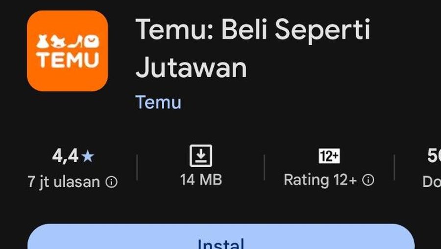 Aplikasi belanja (e-commerce) asal China, Temu
