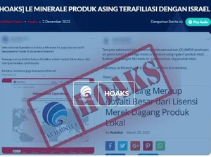 Pakar Duga Hoaks Le Minerale Terafiliasi Israel untuk Lemahkan Produk Lokal