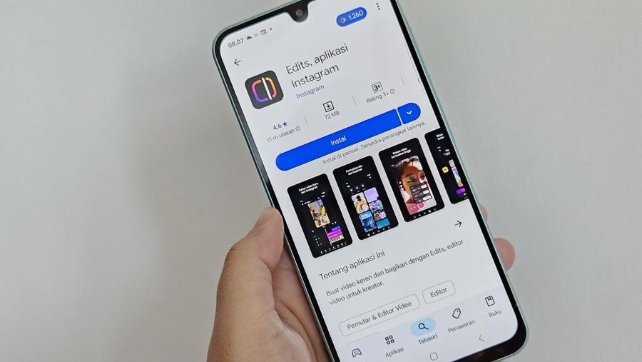 Tampilan Instagram Edits