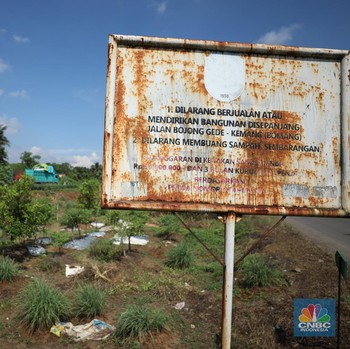 Terbengkalai! Penampakan Proyek Jalan Bomang, Obat Macet Parung-Bogor