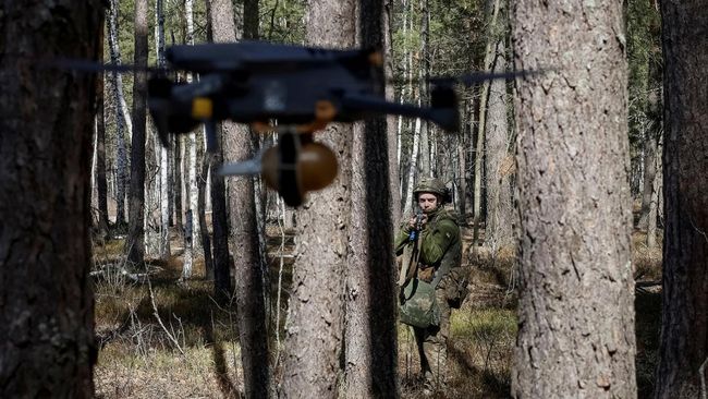 Serangan Besar-besaran Ukraina, Kirim 500 Lebih Drone-Rudal ke Rusia