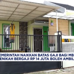 Video: Warga 'Single' Bergaji Rp 12 Juta Boleh Ambil Rumah Subsidi