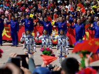 Detik-Detik China Kirim Tiga Astrounaut ke Stasiun Antariksa Tiangong