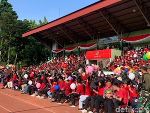 HUT Ke-73, Kopassus Gelar Hari Gembira Bareng 4.000 Anak Yatim-Prajurit