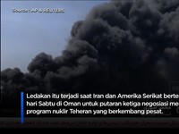 Video: Ledakan Dahsyat di Pelabuhan Iran, Lebih Dari 400 Orang Terluka