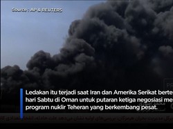 Video: Ledakan Dahsyat di Pelabuhan Iran, Lebih Dari 400 Orang Terluka