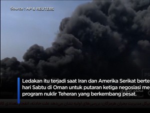 Video: Ledakan Dahsyat di Pelabuhan Iran, Lebih Dari 400 Orang Terluka