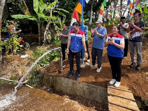 Atasi Krisis Air, Pertamina Lubricants Bangun Sumur Bor di Banjarnegara