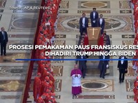 Video: Prosesi Pemakaman Paus Fransiskus Dimulai, Dihadiri Trump-Biden