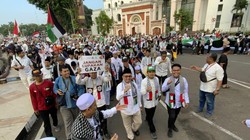 Ribuan Warga Palembang Gelar Aksi Bela Palestina, Protes Kekerasan-Genosida