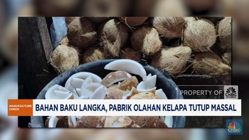 Video: Bahan Baku Langka, Pabrik Olahan Kelapa Tutup Massal