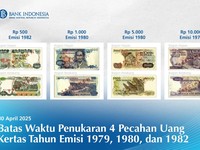 4 Pecahan Rupiah Ini Tak Laku Lagi, Segera Tukar Sebelum 30 April