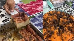 Gerobak Kue Ini Dipenuhi Ratusan Lebah, Harganya Cuma Rp 5 Ribu!