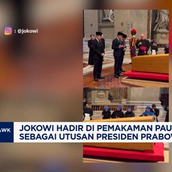 Video: Jokowi Jadi Utusan Prabowo Hadiri Pemakaman Paus