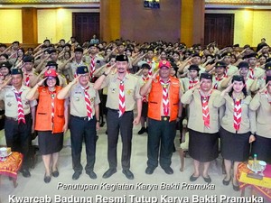 Kwarcab Badung Resmi Tutup Karya Bakti Pramuka 2025