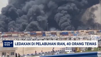 Video: Ledakan di Pelabuhan Iran, 40 Orang Tewas
