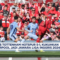 Video: Libas Tottenham Hotspur 5-1, Liverpool Jadi Jawara Liga Inggris