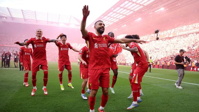 Momen Bersejarah! Liverpool Resmi Juara Liga Inggris Ke-20