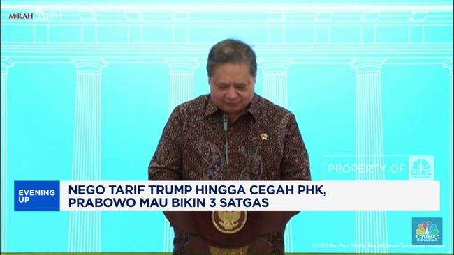 Video: Nego Tarif Trump Hingga Cegah PHK, Prabowo Mau Bikin 3 Satgas