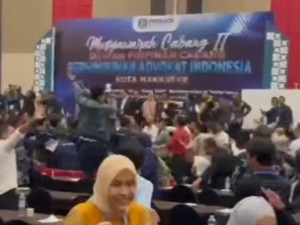 Muscab Peradi Makassar Ricuh, Calon Ketua Pertanyakan Suara Siluman
