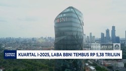 Video: Q1-2025, Laba BBNI Tembus Rp 5,38 Triliun
