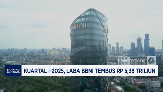 Video: Q1-2025, Laba BBNI Tembus Rp 5,38 Triliun