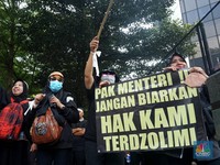 Ratusan Serikat Pekerja Demo di Depan Gedung Bumiputera, Tuntut Ini!