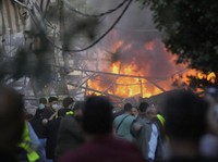 Potret Israel Ngamuk! Negara Arab Ini Dibom, Gedung-Gedung Terbakar