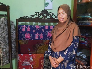 Kreasi Batik Umi Aiman Angkat Ikon Wisata dan Budaya Kota Tangerang
