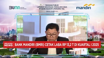Video: Bank Mandiri (BMRI) Cetak Laba Rp 13,2 T di Kuartal I - 2025