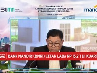 Video: Bank Mandiri (BMRI) Cetak Laba Rp 13,2 T di Kuartal I - 2025