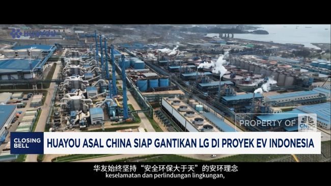 Video: Huayou Asal China Siap Gantikan LG di Proyek EV Indonesia