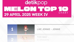 like JENNIE Debut di Nomor 1 Chart Melon