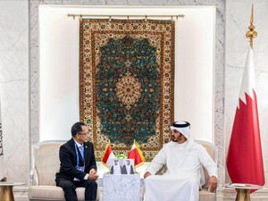 Menteri Tito Karnavian Bertemu Mendagri Qatar di Global Security Forum