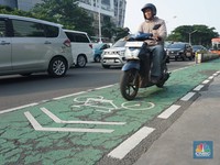 DKI Jakarta Benahi Jalur Sepeda usai Tragedi Kecelakaan Sepeda