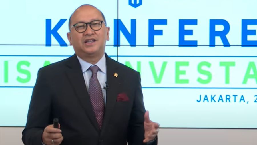 Kepala BKPM/Menteri Investasi. Rosan Roeslani saat konferensi pers Capaian realisasi investasi Triwulan I. (YouTube/Kementerian Investasi dan Hilirisasi - BKPM)