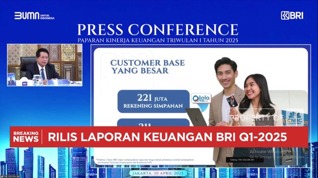 Video: BRI Cetak Laba Rp13,80 Triliun di Q1-2025