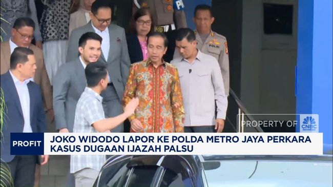 Video: Jokowi Lapor ke Polda Metro Jaya Kasus Dugaan Ijazah Palsu