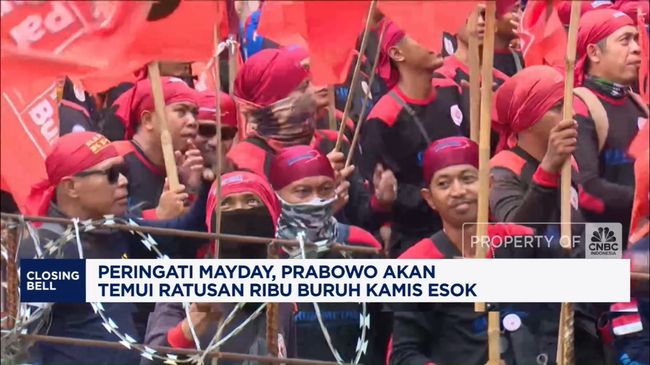 Video: Peringati Mayday, Prabowo Akan Temui Ratusan Ribu Buruh