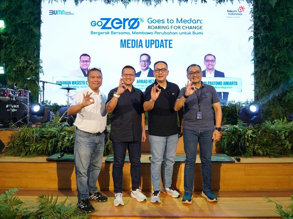 Telkom Dorong Keberlanjutan Lewat Program GoZero% di Medan