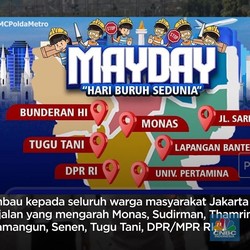 Hindari Jalan Ini Saat Peringatan May Day Besok