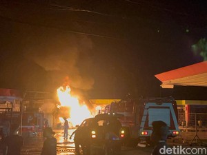 SPBU di Jambi Terbakar, Warga Dengar Suara Ledakan