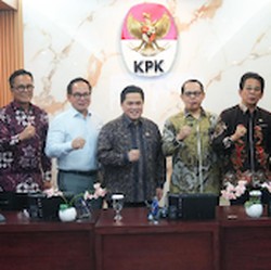 Erick Thohir dan KPK Bahas Sistem Bebersih di BUMN hingga Danantara