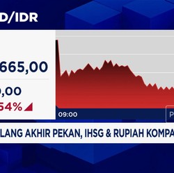 Video: Rupiah Menguat, Tembus Rp16.600-an per Dolar AS