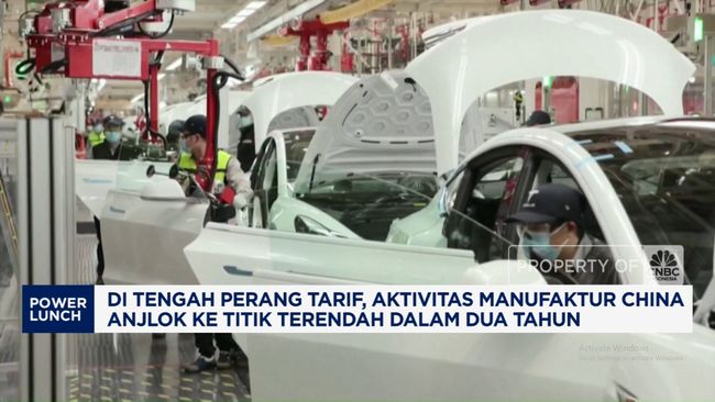 Video: Manufaktur China Anjlok ke Titik Terendah Dalam 2 Tahun