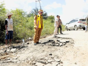 Wagub Kaltara Minta Pengusaha Ikut Perbaiki Jalan Kawasan Industri Tanah Kuning