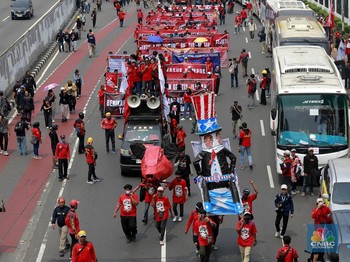Besok Jakarta Dikepung Demo Besar Buruh, Jangan Lewat Jalan Ini