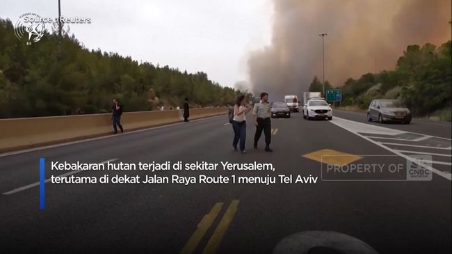 Kebakaran Hebat Melanda Israel, Warga Dievakuasi