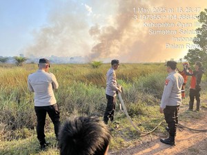 2 Hektar Lahan Gambut di Ogan Ilir Terbakar