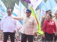 Janji Prabowo di May Day: Kami Akan Loloskan RUU Perlindungan Pekerja